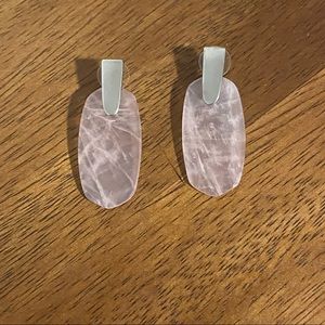 Kendra Scott Aragon Silver Drop Earrings